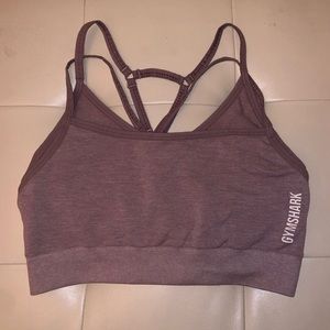 gymshark purple adapt marl seamless bra top